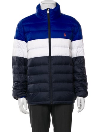 Polo Ralph Lauren Colorblock Pattern Puffer Coat