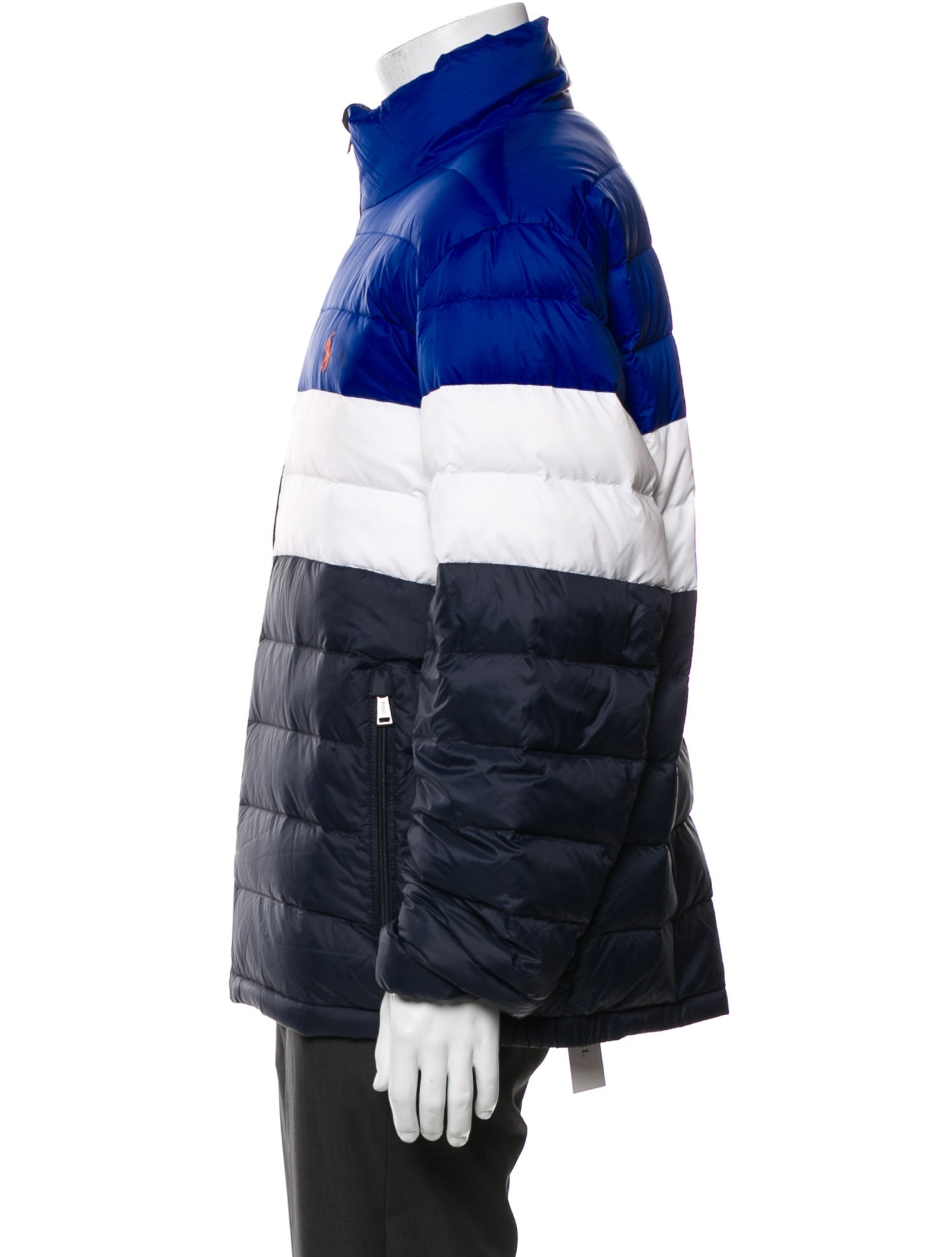 Polo Ralph Lauren Colorblock Pattern Puffer Coat