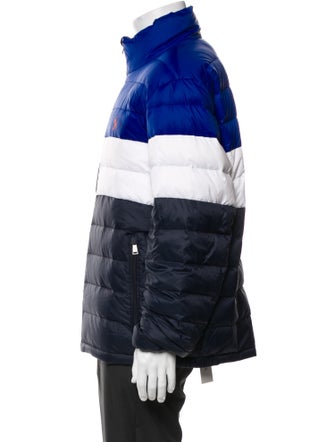 Polo Ralph Lauren Colorblock Pattern Puffer Coat