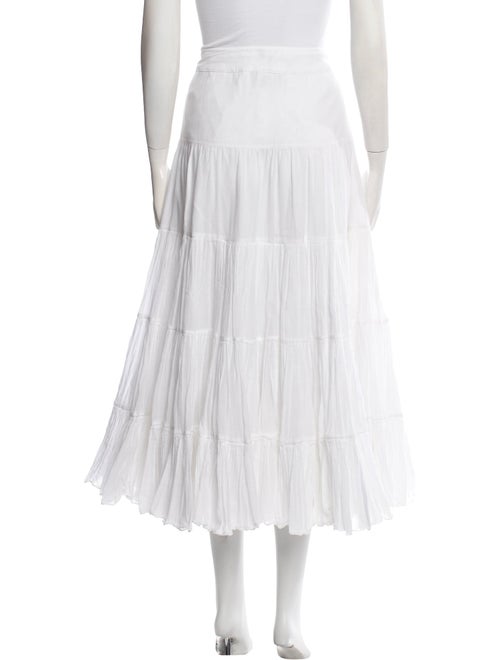 Ralph Lauren Ruffle Embellishment Long Skirt