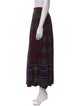 Polo Ralph Lauren Plaid Print Midi Length Skirt