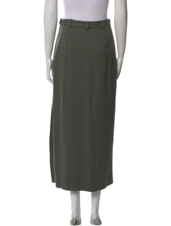 Polo Ralph Lauren Wool Midi Length Skirt