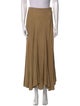 Polo Ralph Lauren Suede Midi Length Skirt
