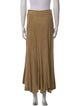 Polo Ralph Lauren Suede Midi Length Skirt