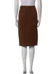 Polo Ralph Lauren Leather Knee-Length Skirt