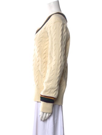 Polo Ralph Lauren Colorblock Pattern V-Neck Sweater