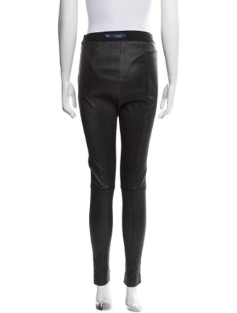 Polo Ralph Lauren Lamb Leather Skinny Leg Pants