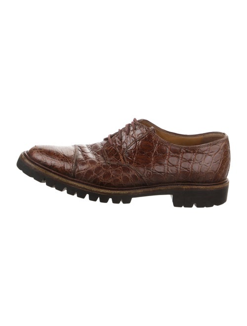 Polo Ralph Lauren Embossed Leather Oxfords