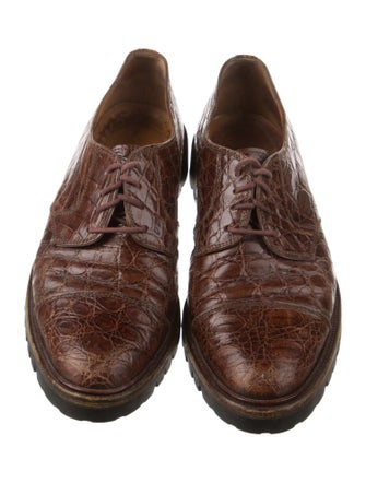 Polo Ralph Lauren Embossed Leather Oxfords