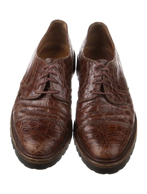 Polo Ralph Lauren Embossed Leather Oxfords