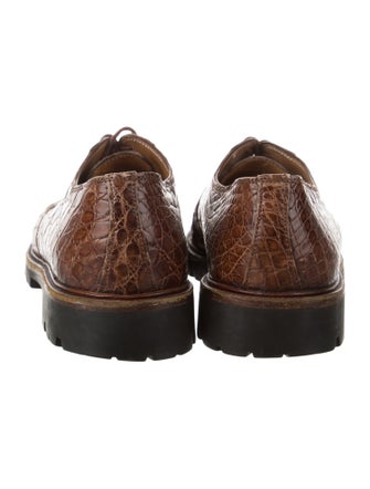 Polo Ralph Lauren Embossed Leather Oxfords