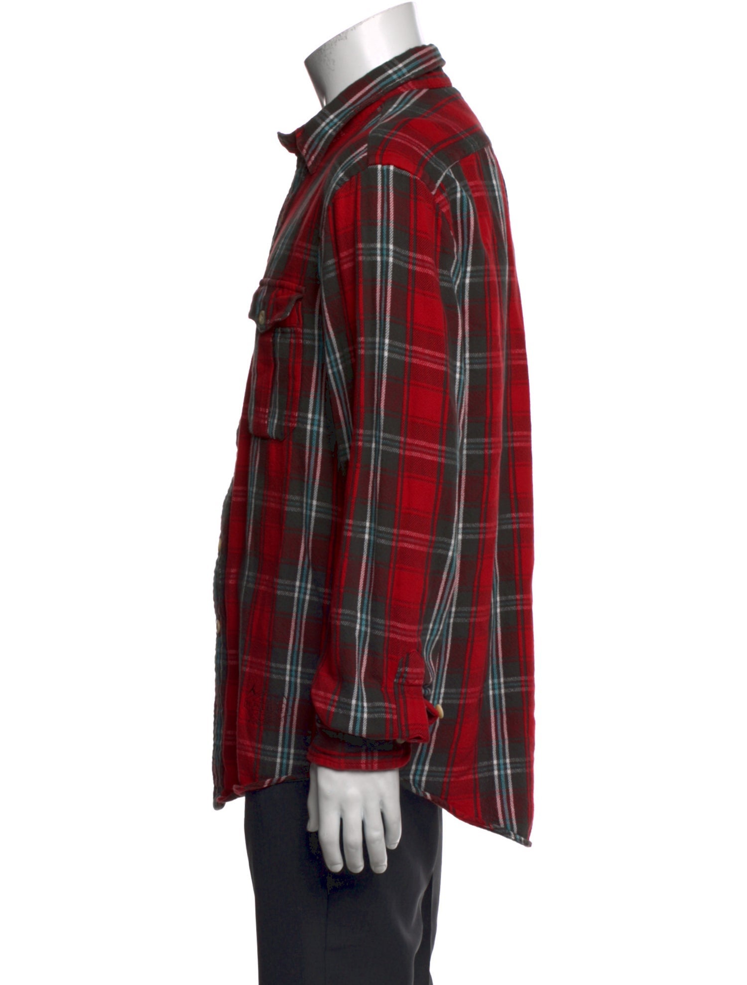 Polo Ralph Lauren Plaid Print Long Sleeve Western Shirt