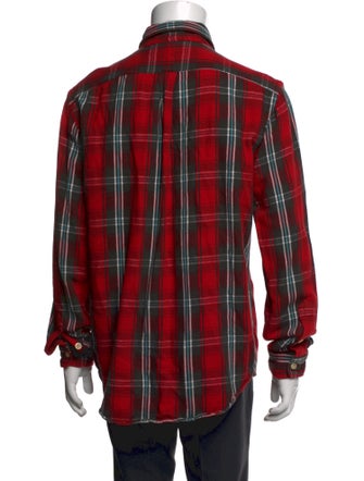 Polo Ralph Lauren Plaid Print Long Sleeve Western Shirt