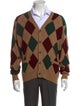 Polo Ralph Lauren Cashmere Plaid Print Cardigan