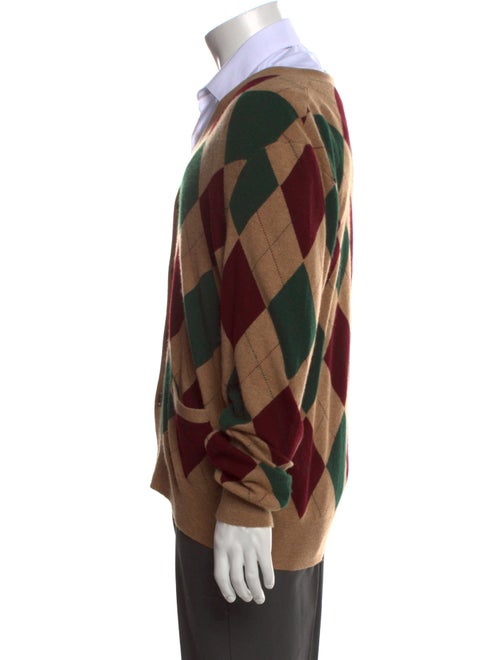 Polo Ralph Lauren Cashmere Plaid Print Cardigan