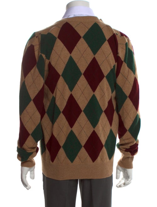Polo Ralph Lauren Cashmere Plaid Print Cardigan