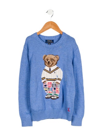 Polo Ralph Lauren Boys' Polo Bear Knit Sweater