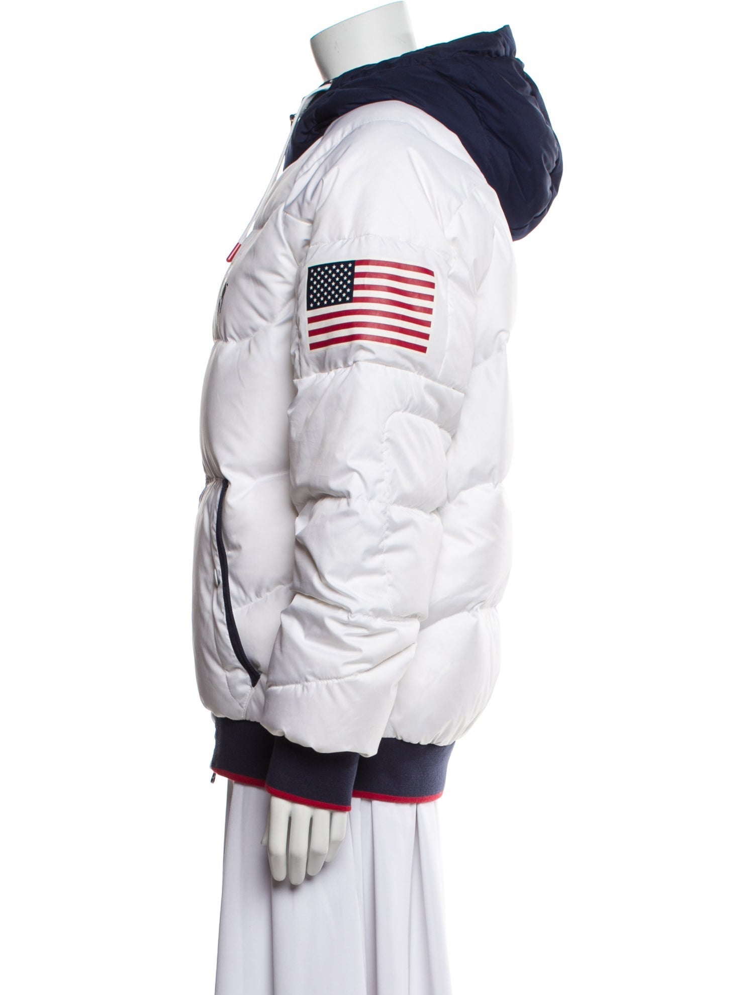 Polo Ralph Lauren Colorblock Pattern Down Jacket