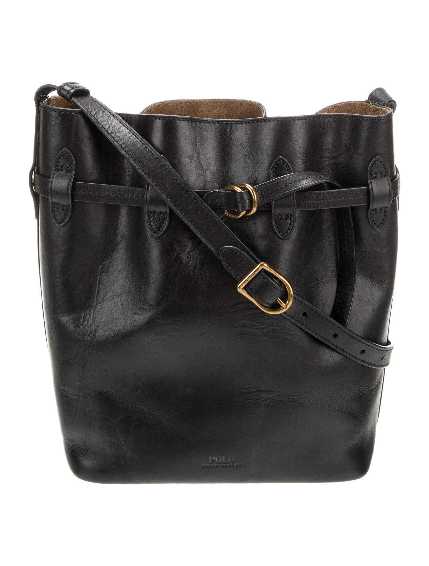 Polo Ralph Lauren Leather Bucket Bag