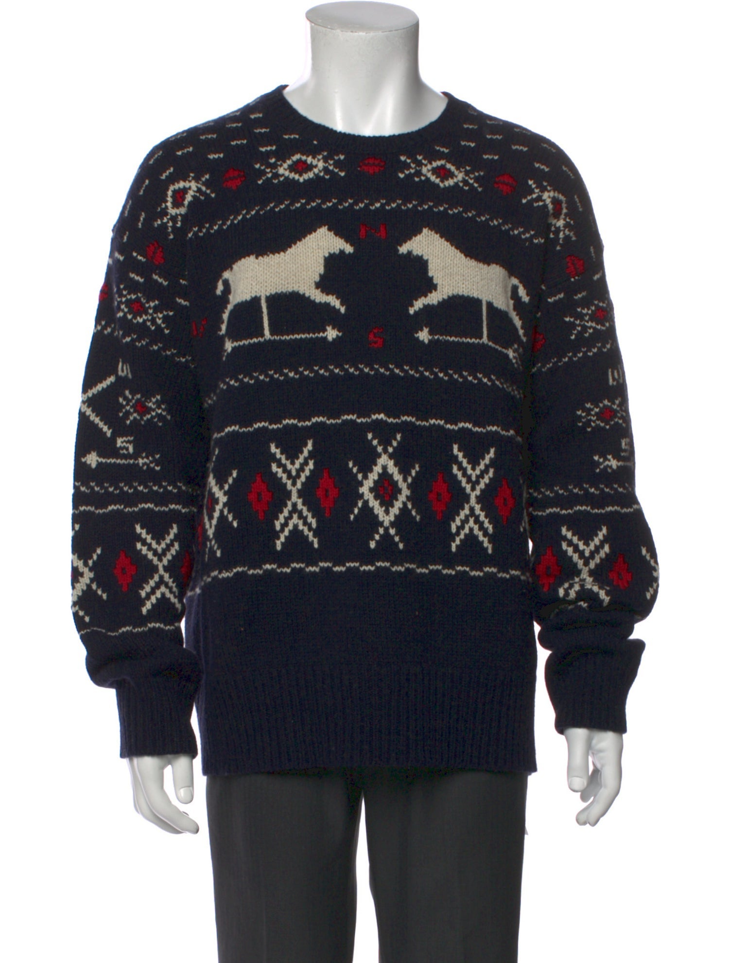 Polo Ralph Lauren Wool Printed Pullover