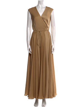 Ralph Lauren V-Neck Long Dress