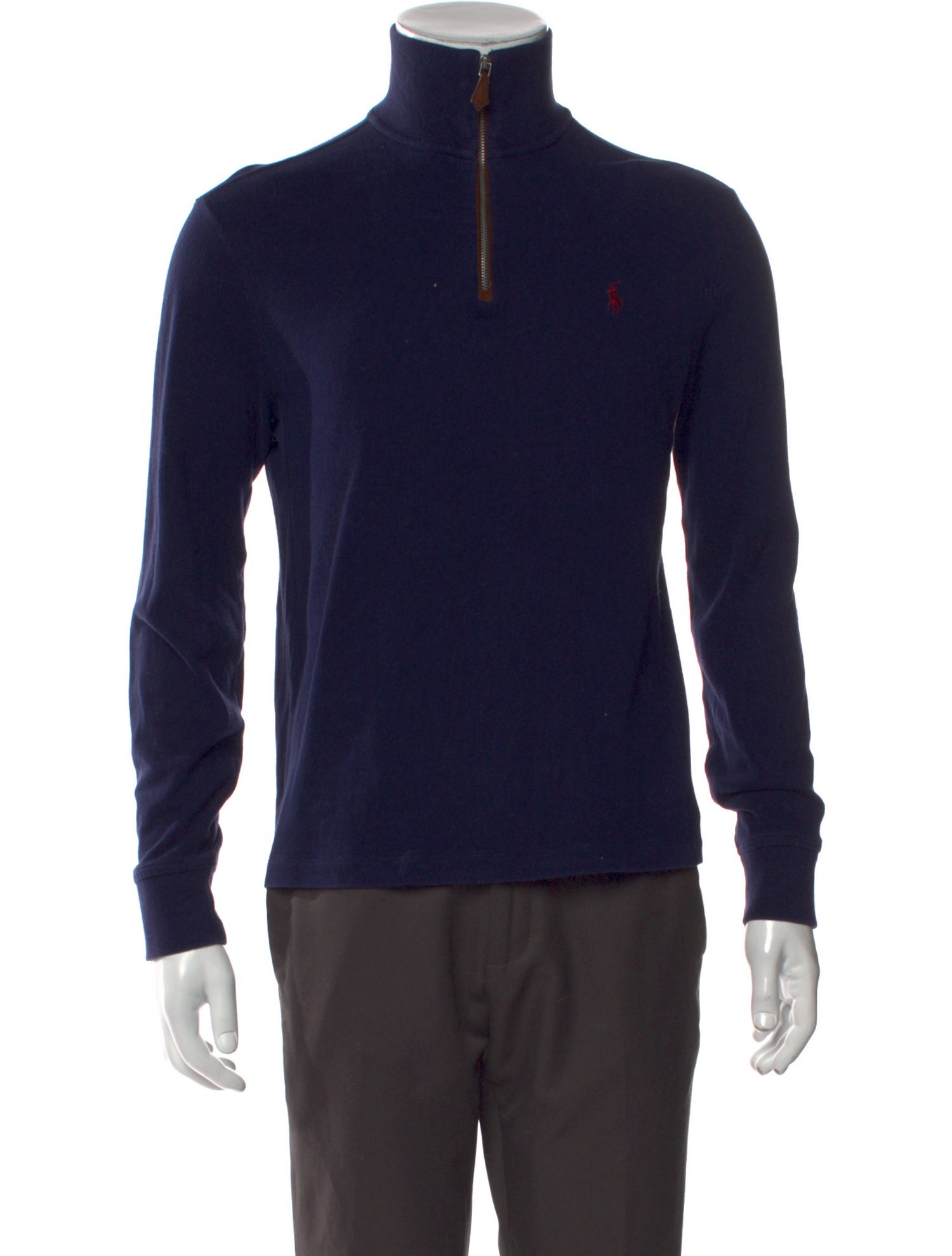 Polo Ralph Lauren Mock Neck Long Sleeve Polo Sweater
