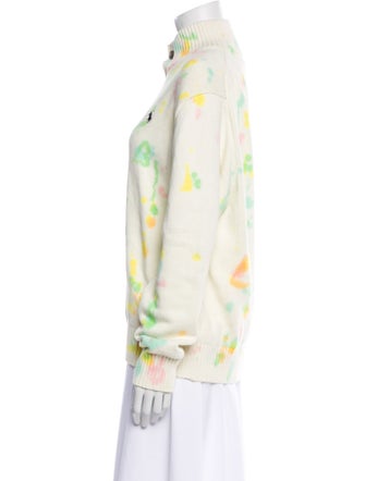 Polo Ralph Lauren Tie-Dye Print Mock Neck Sweater