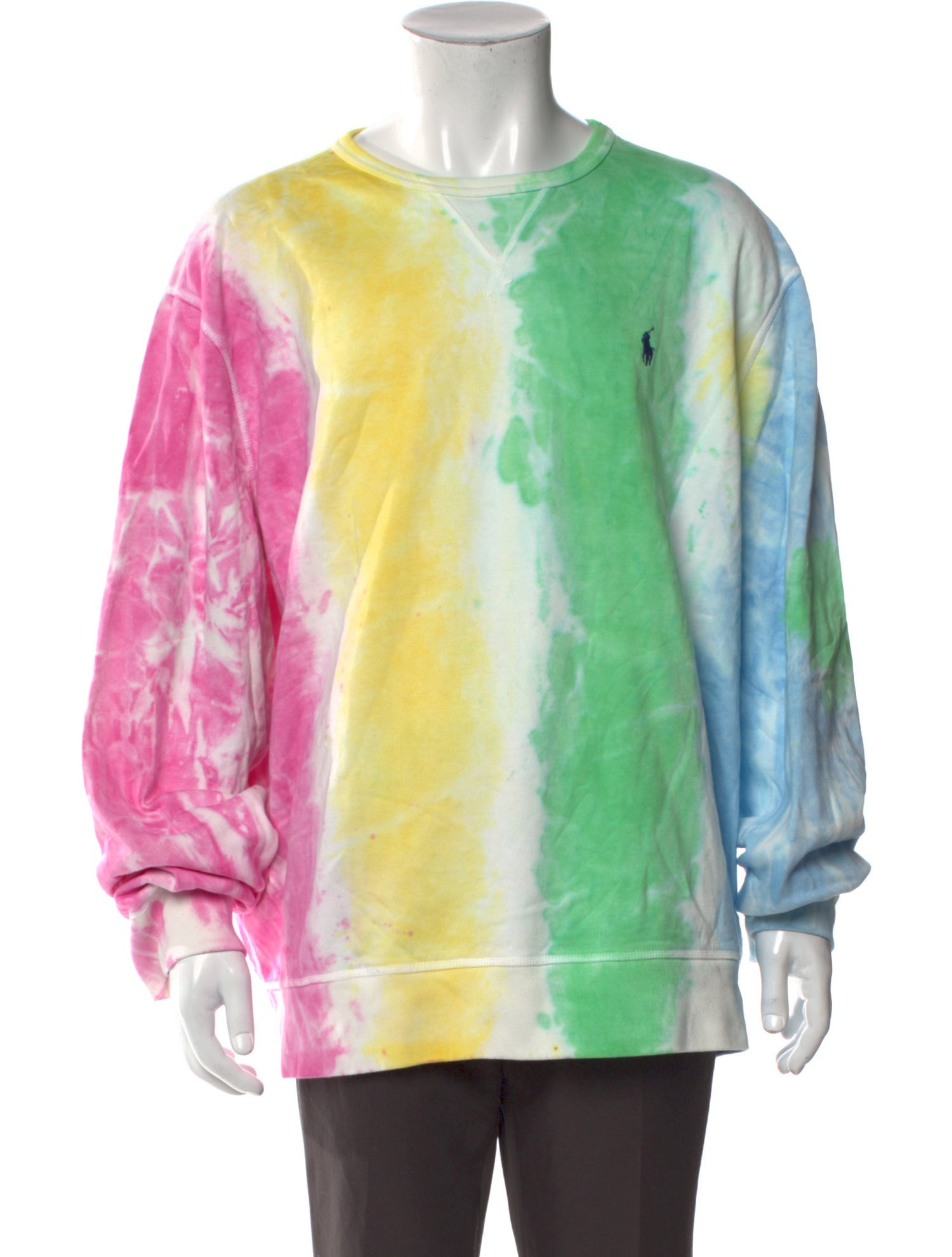 Polo Ralph Lauren Tie-Dye Print Crew Neck Pullover w/ Tags