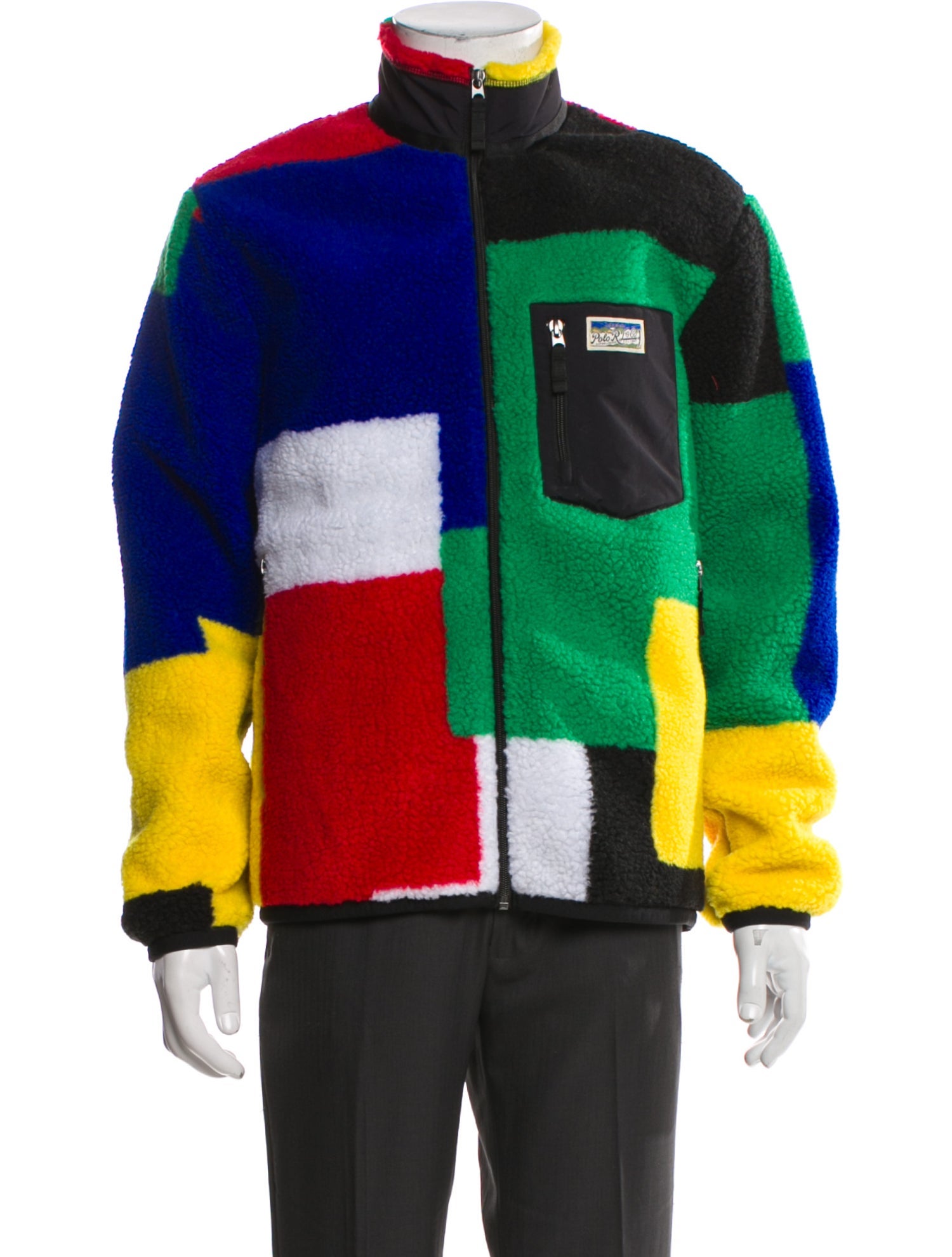 Polo Ralph Lauren Colorblock Pattern Parka