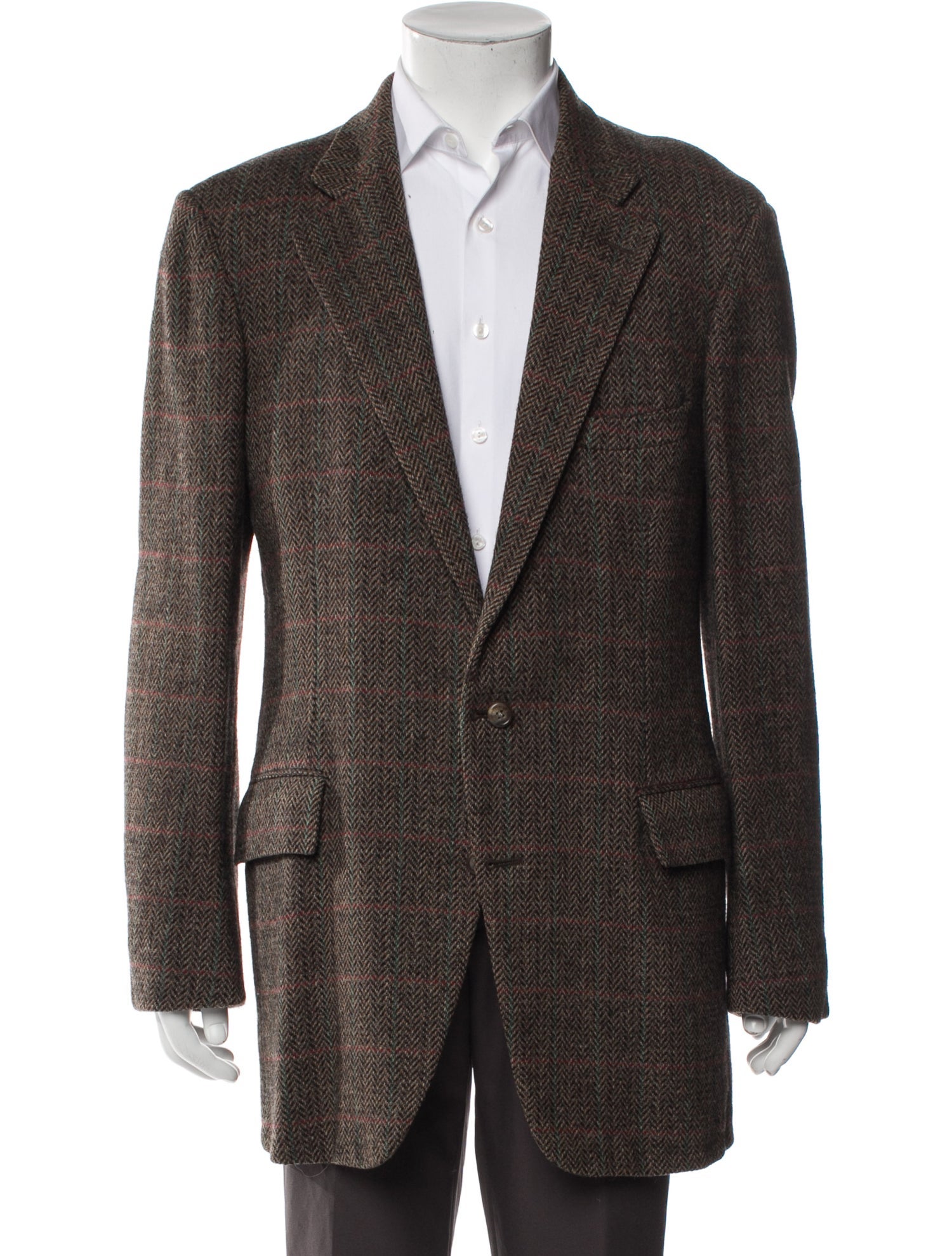 Polo Ralph Lauren Tweed Pattern Peacoat