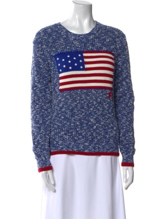 Polo Ralph Lauren Printed Crew Neck Sweater