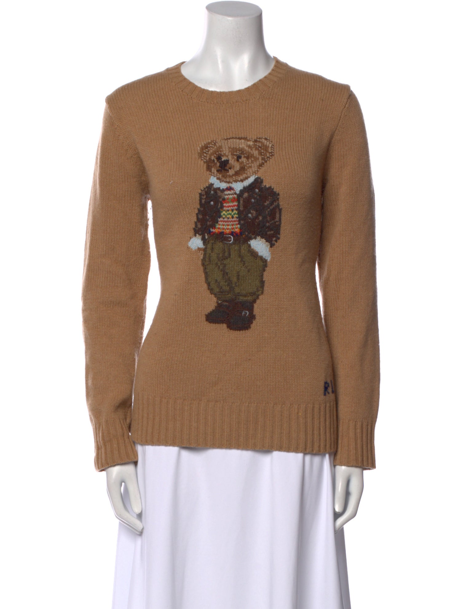 Polo Ralph Lauren Wool Graphic Print Sweater