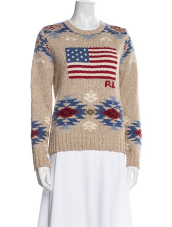 Polo Ralph Lauren Wool Printed Sweater