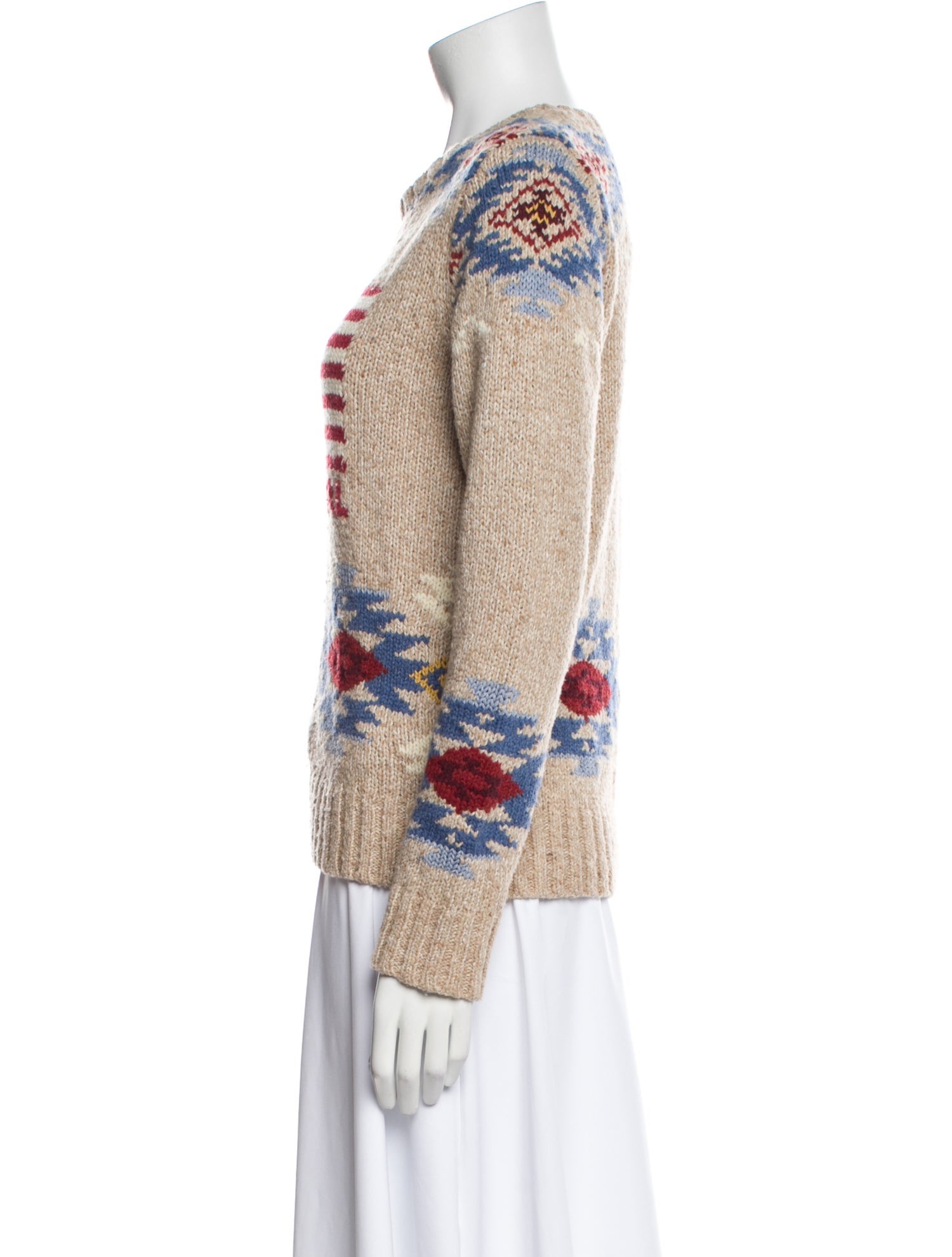 Polo Ralph Lauren Wool Printed Sweater