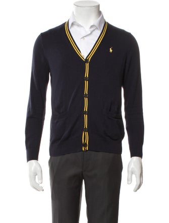 Polo Ralph Lauren Graphic Print V-Neck Cardigan