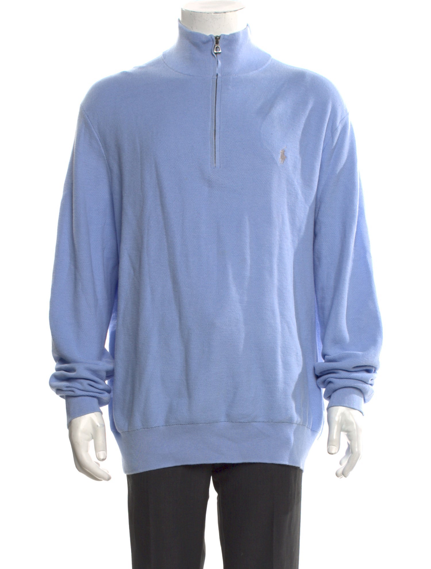 Polo Ralph Lauren Striped Mock Neck Polo Sweater