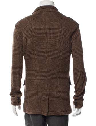 Polo Ralph Lauren Wool Houndstooth Print Jacket