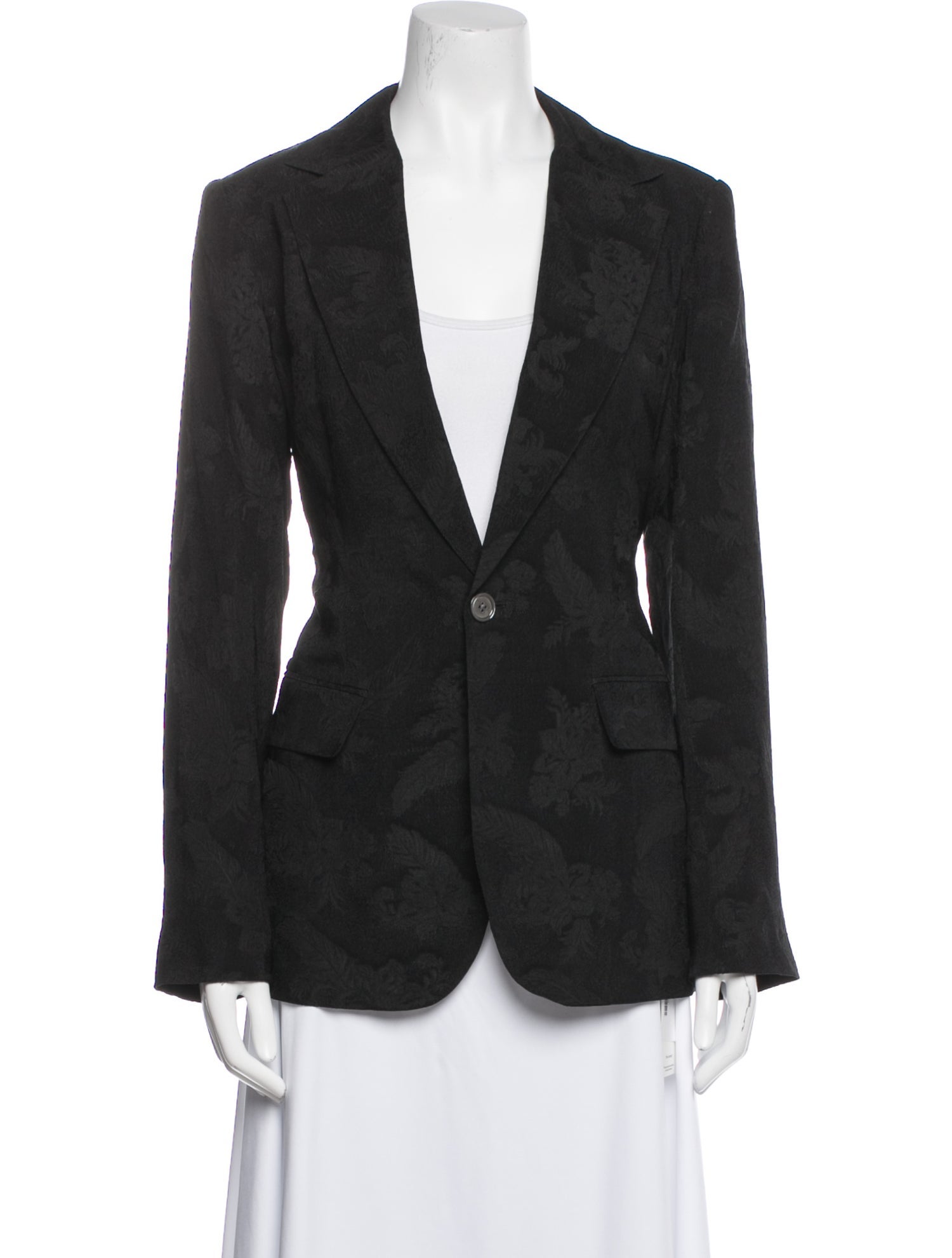 Polo Ralph Lauren Silk Floral Print Blazer