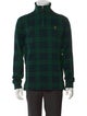 Polo Ralph Lauren Plaid Print Turtleneck Polo Sweater