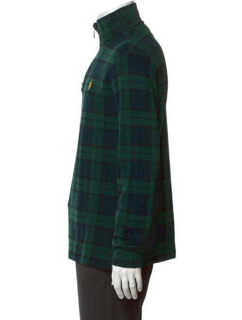 Polo Ralph Lauren Plaid Print Turtleneck Polo Sweater