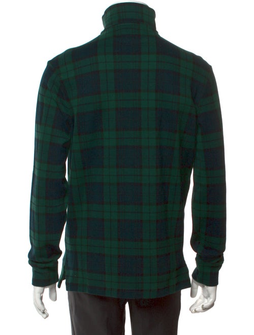 Polo Ralph Lauren Plaid Print Turtleneck Polo Sweater