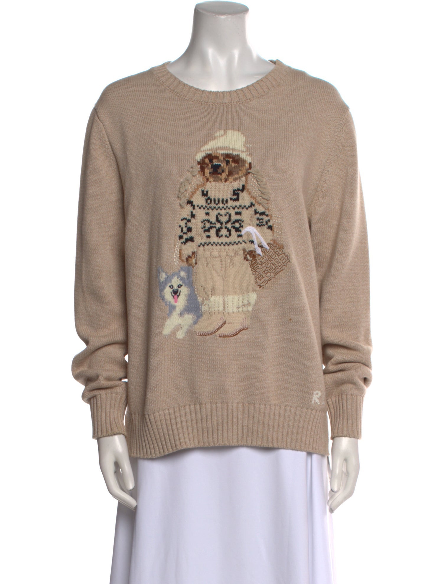 Polo Ralph Lauren Graphic Print Crew Neck Sweater