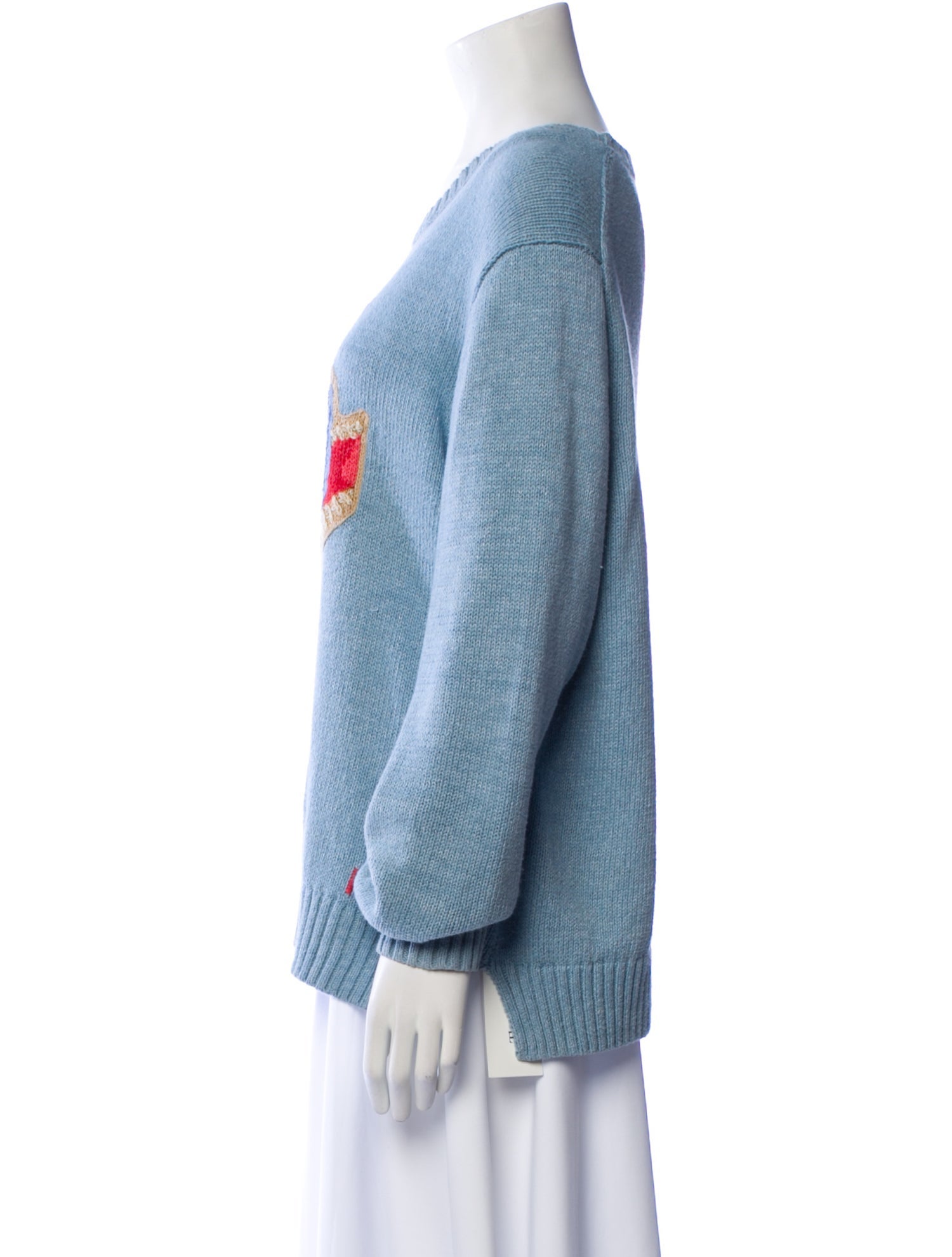 Polo Ralph Lauren Graphic Print Scoop Neck Sweater