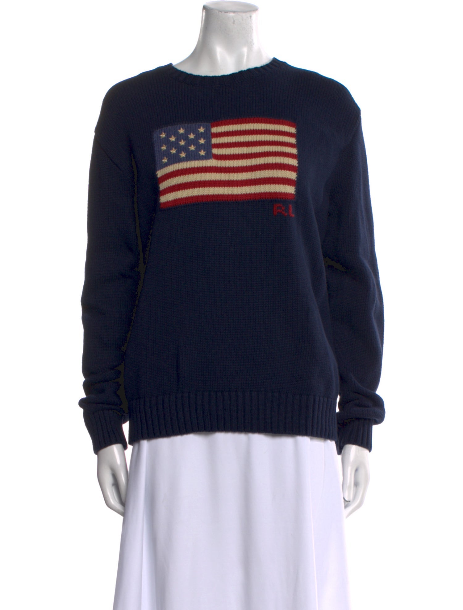 Polo Ralph Lauren Graphic Print Crew Neck Sweater