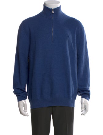 Polo Ralph Lauren Mock Neck Long Sleeve Polo Sweater