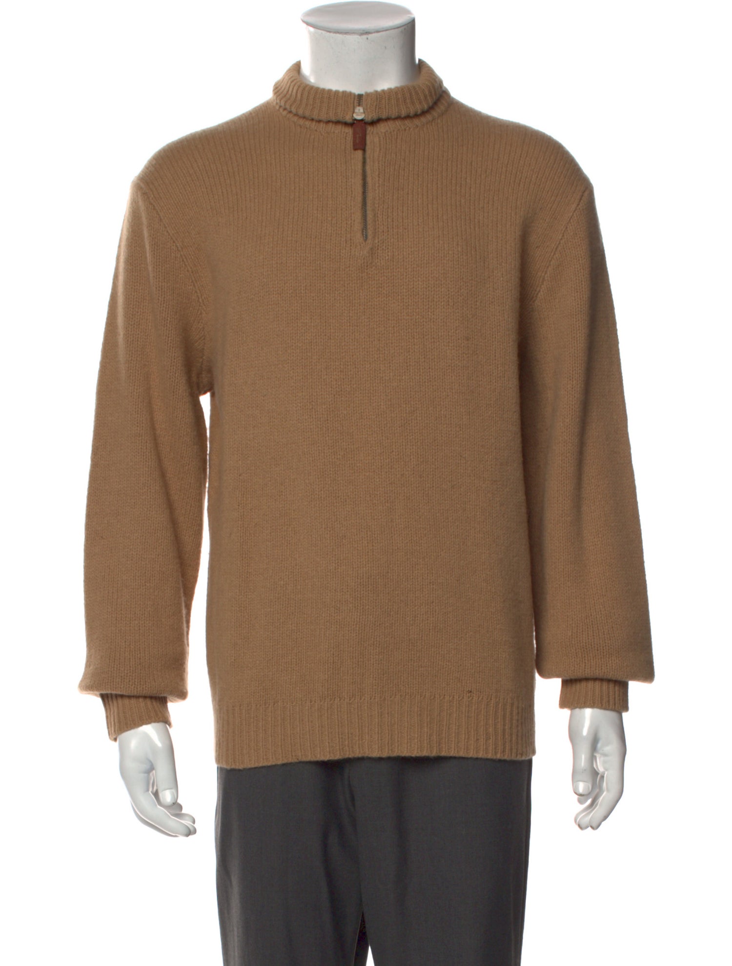 Polo Ralph Lauren Merino Wool Mock Neck Pullover