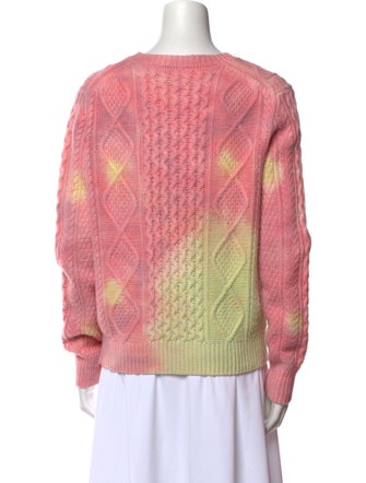 Polo Ralph Lauren Tie-Dye Print Scoop Neck Sweater