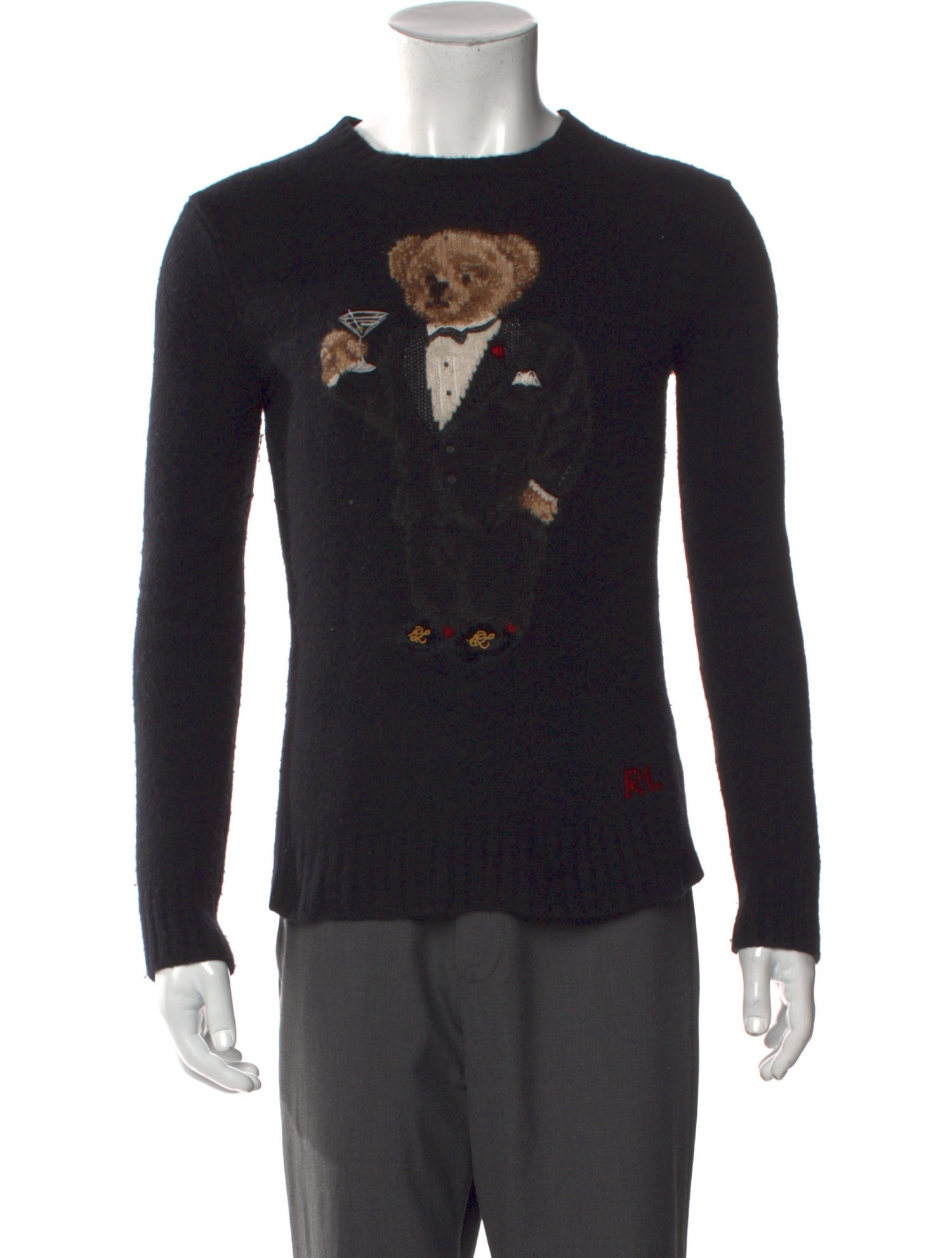 Polo Ralph Lauren Wool Graphic Print Pullover