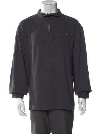 Polo Ralph Lauren Mock Neck Long Sleeve Polo Sweater