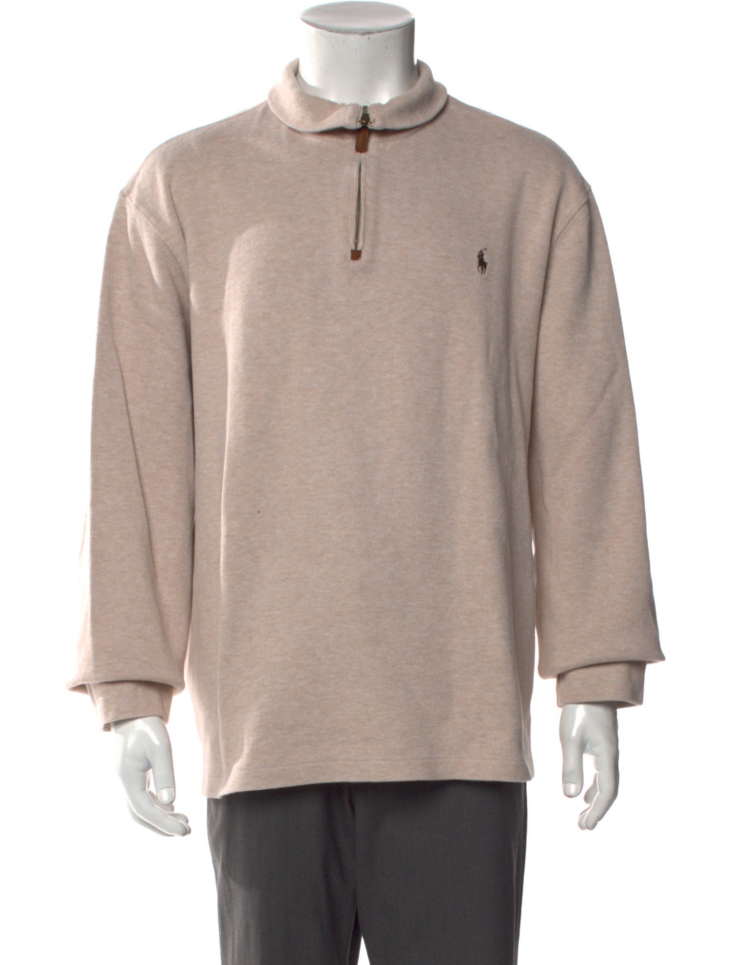 Polo Ralph Lauren Mock Neck Long Sleeve Polo Sweater